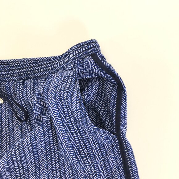 GAP Sunkissed Printed Shorts Women's Small Tie-Front Blue Print Viscose Summer - Picture 3 of 10